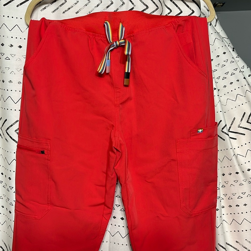 FIGS Limited Edition Pride High Waisted Zamora Jogger - Hibiscus